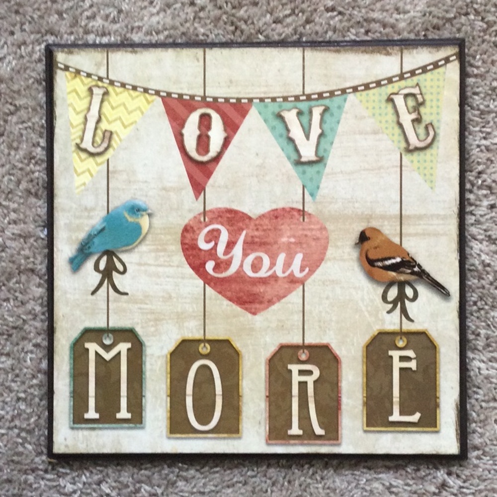 🔥🔥HOST PIC🔥🔥Love You More Wall Decor